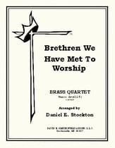 Brethren We Have Met/Worship Brass Quartet cover